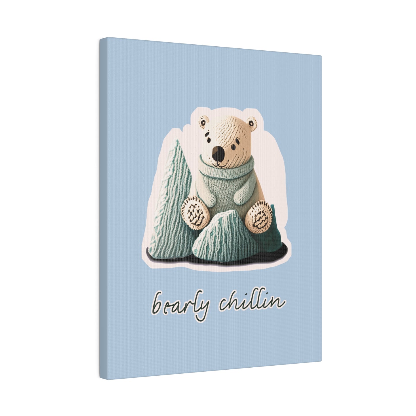 Bearly Chillin_Matte Canvas, Stretched, 0.75"