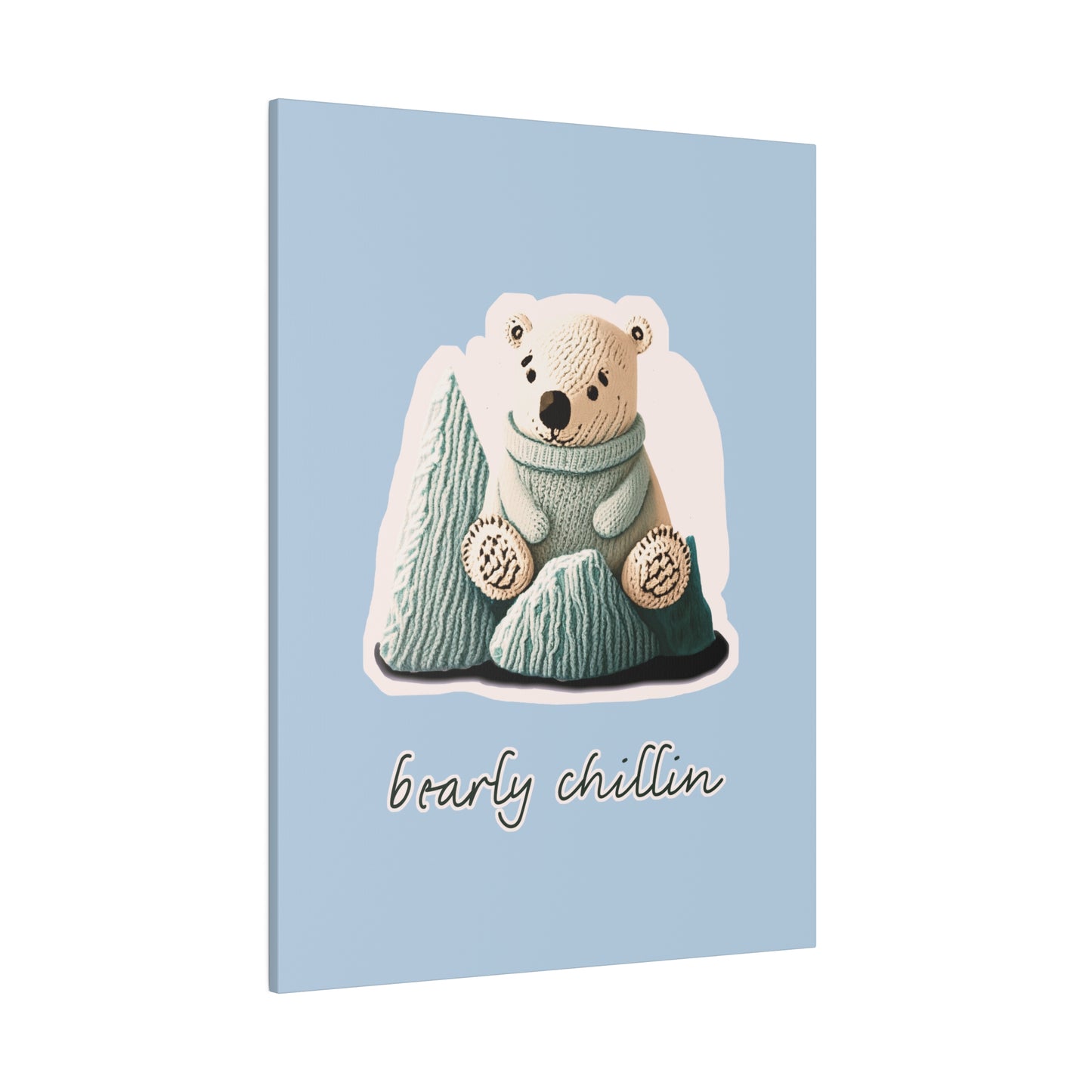 Bearly Chillin_Matte Canvas, Stretched, 0.75"