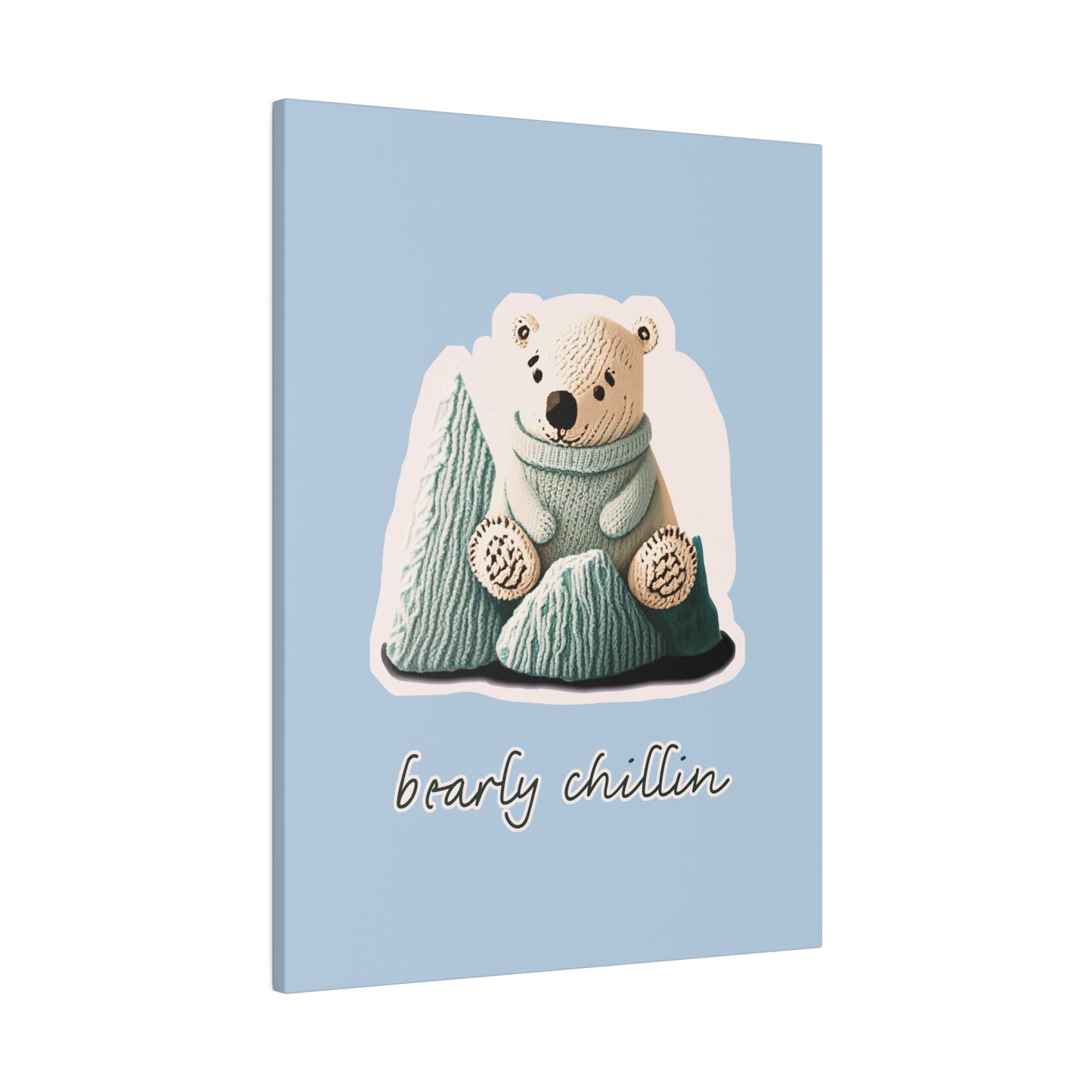 Bearly Chillin_Matte Canvas, Stretched, 0.75"