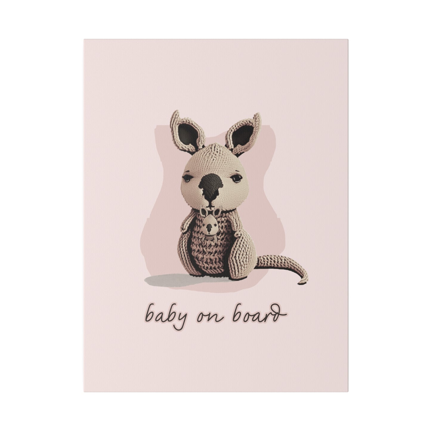 Baby On Board_Matte Canvas, Stretched, 0.75"