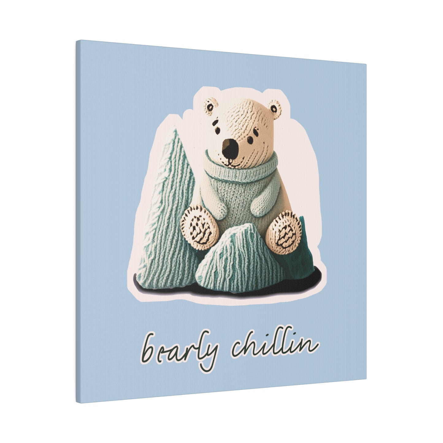 Bearly Chillin_Matte Canvas, Stretched, 0.75"