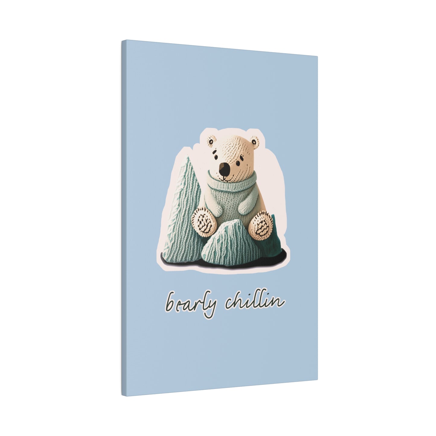 Bearly Chillin_Matte Canvas, Stretched, 0.75"