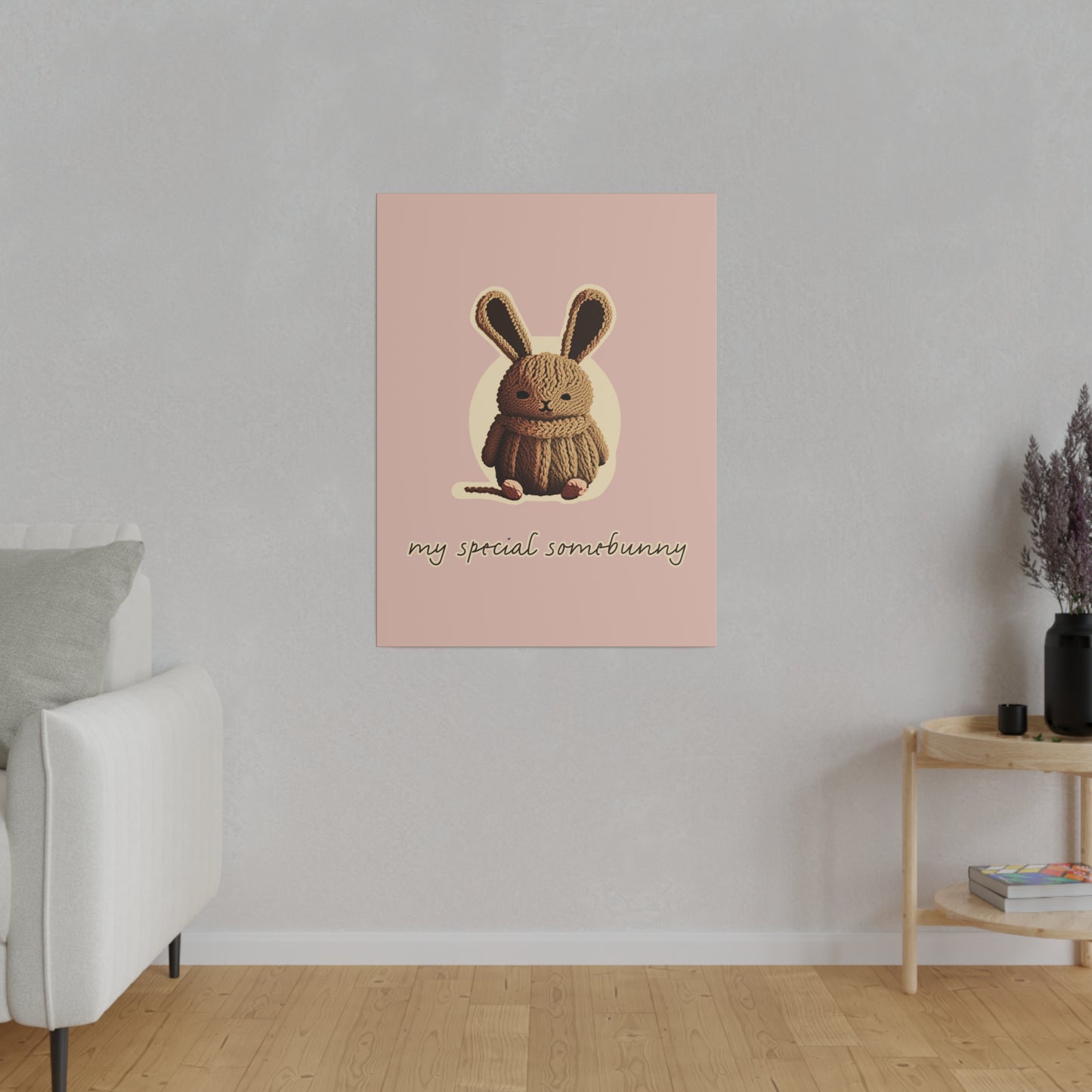 My Special Somebunny_Matte Canvas, Stretched, 0.75"