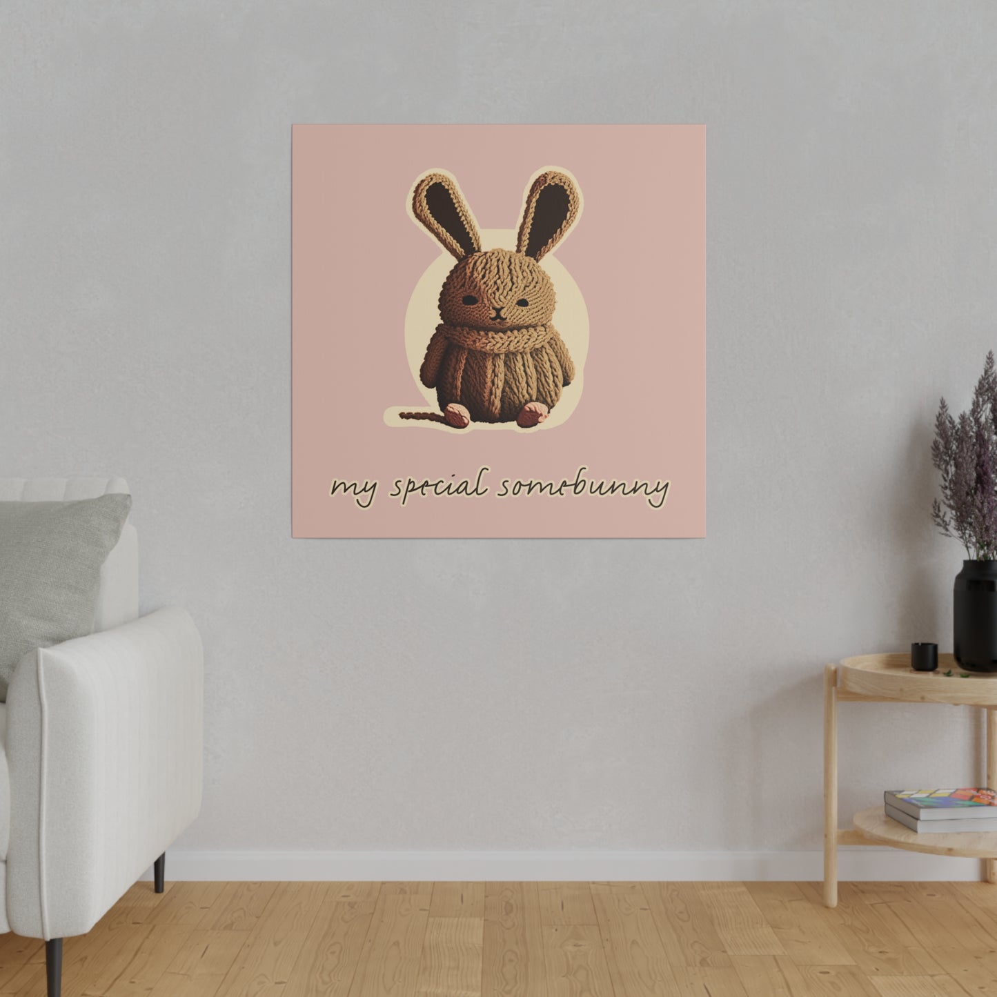 My Special Somebunny_Matte Canvas, Stretched, 0.75"