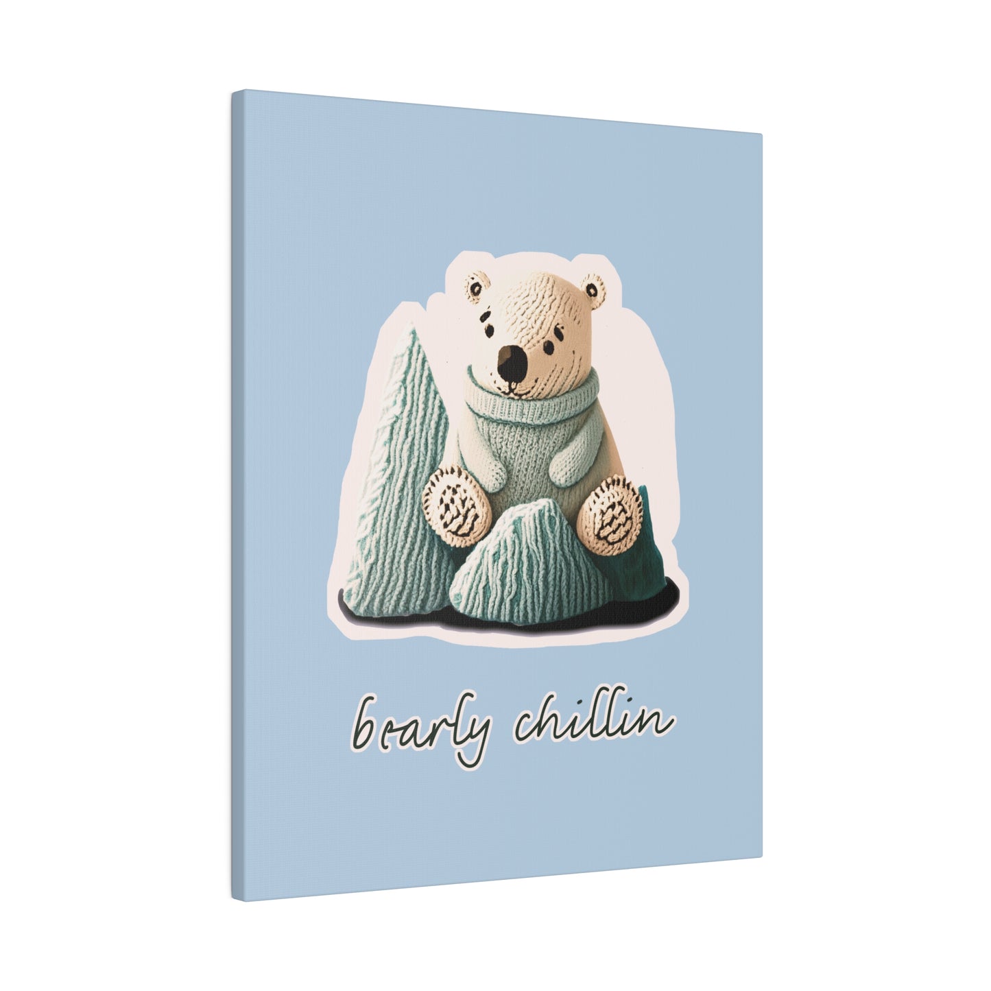 Bearly Chillin_Matte Canvas, Stretched, 0.75"