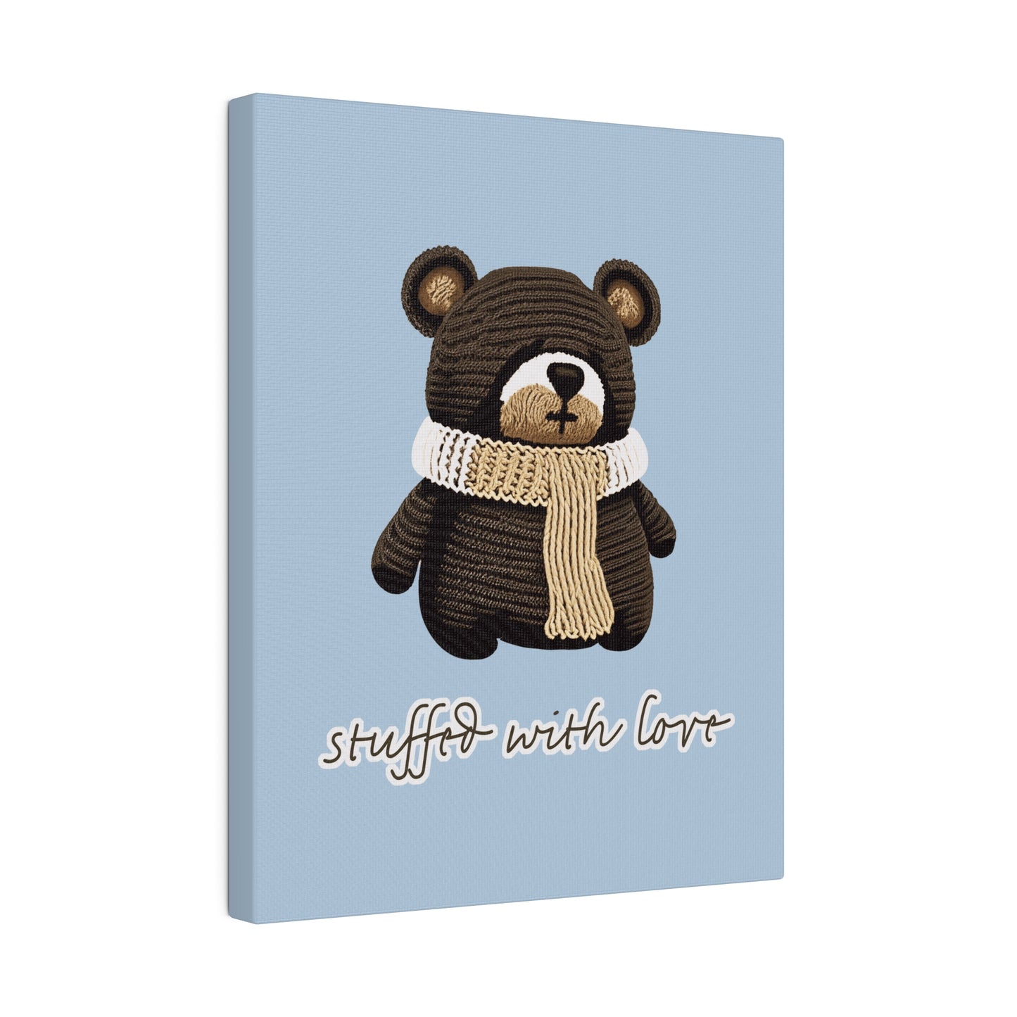 Stuffed With Love Bear_Matte Canvas, Stretched, 0.75"